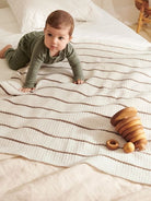 2406-04 Pauls Purl-rib Blanket - Sandnes Garn