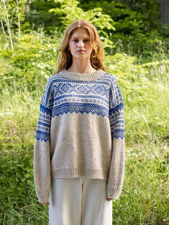 2410 - 02 Marius Ladies Sweater - Sandnes Garn