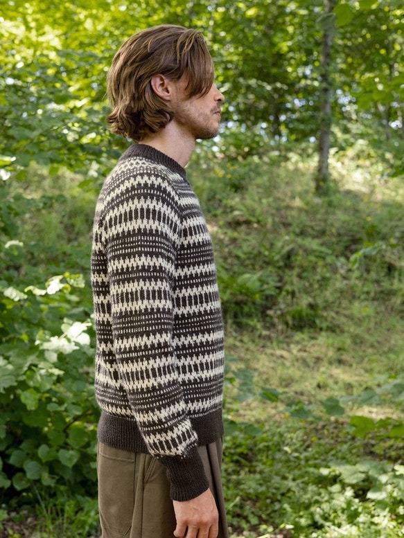 2410 - 05 Kleiva sweater for men - Sandnes Garn