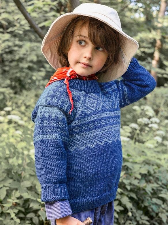 2411 - 01 Marius Children Sweater - Sandnes Garn