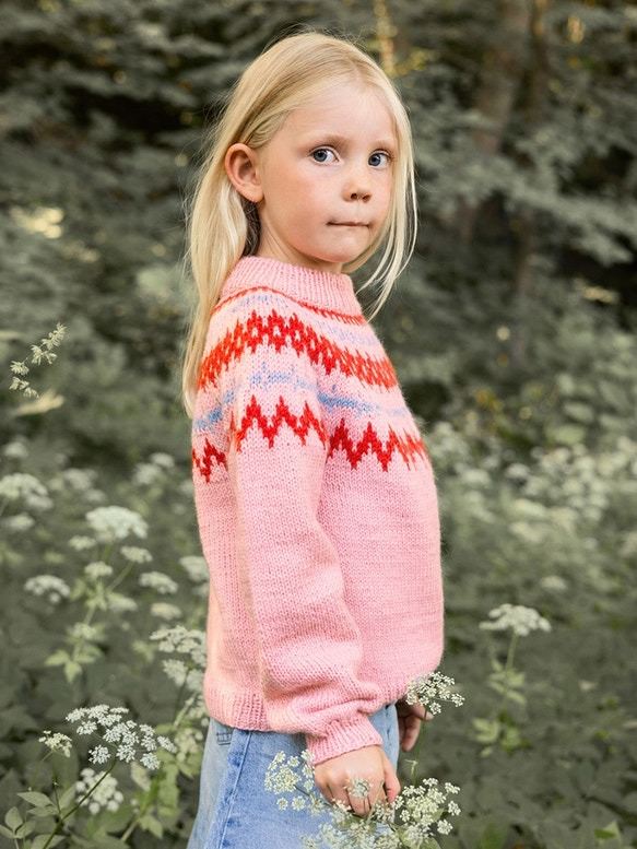 2411 - 02a Polar - light Children Sweater - Sandnes Garn