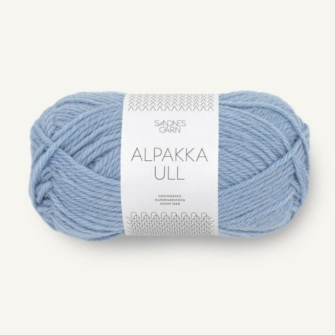 Alpakka Ull 6032-Bla Hortensia - Sandnes Garn