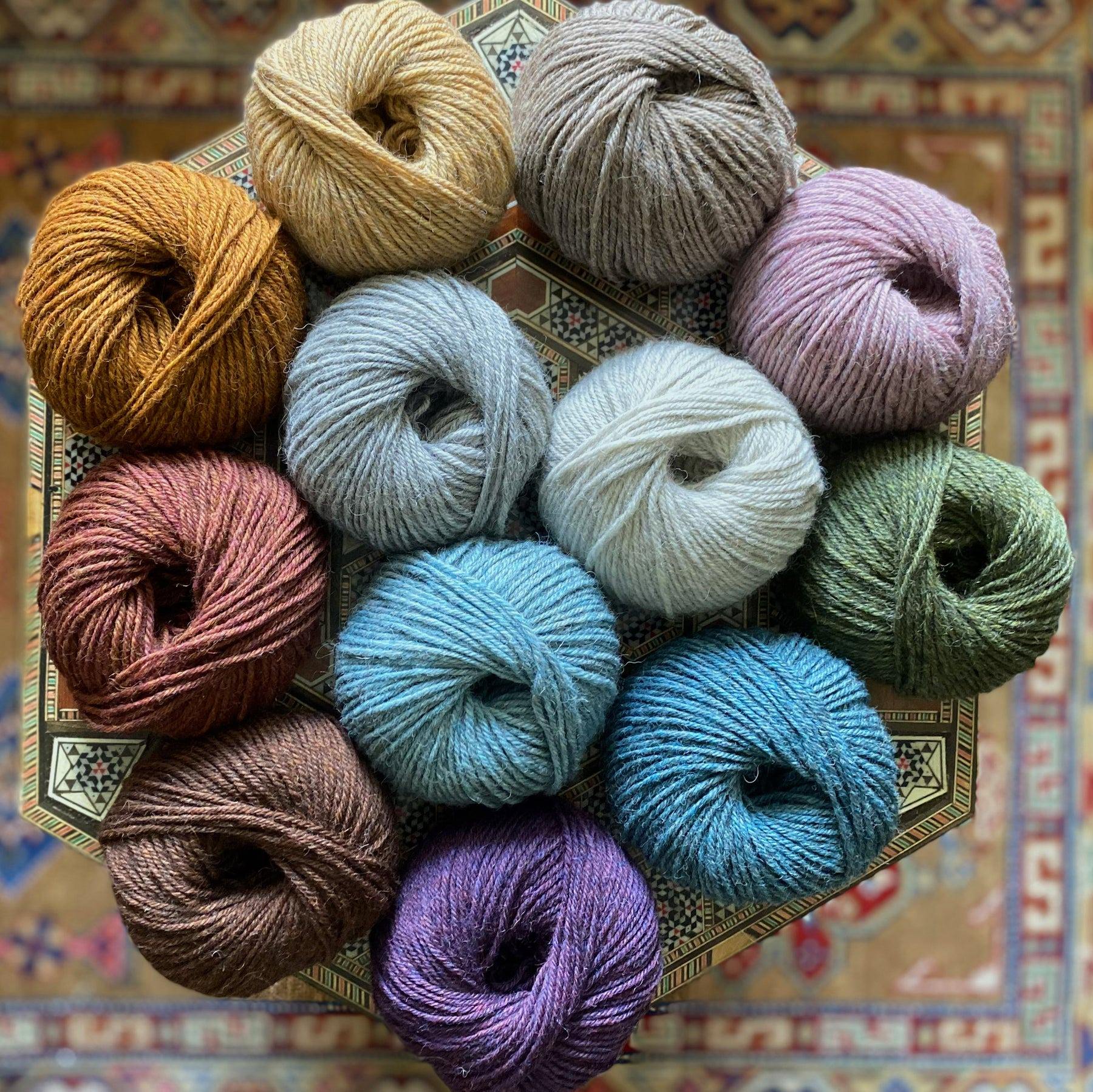 BRITISH BREEDS ARAN Yarn Blossom - Marie Wallin