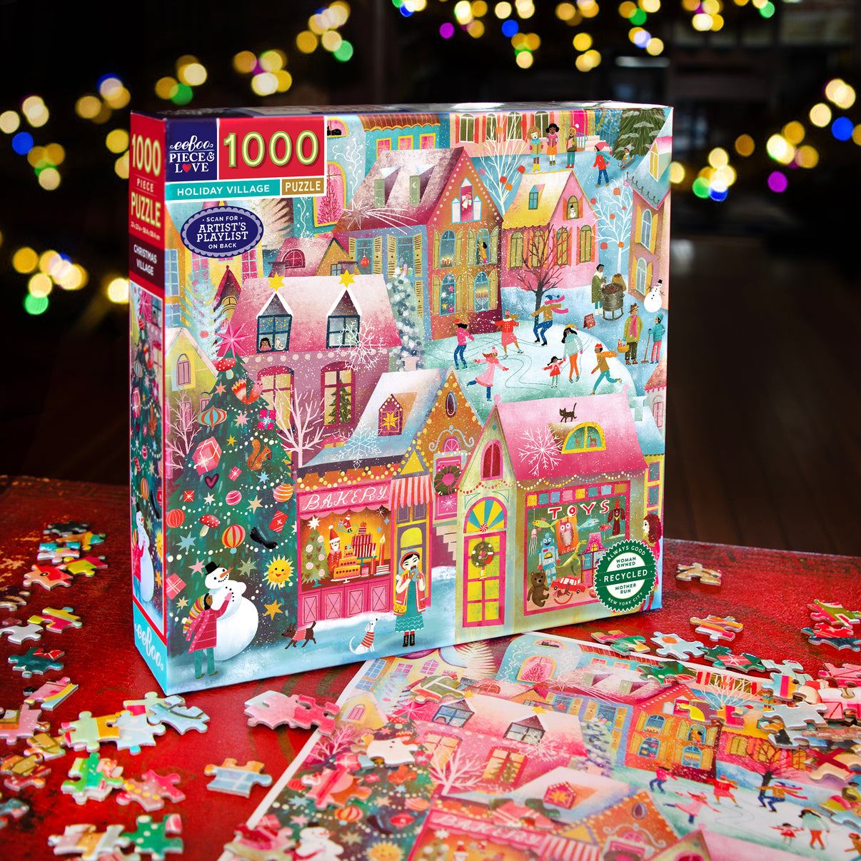 Holiday Village Puzzle - Eeboo