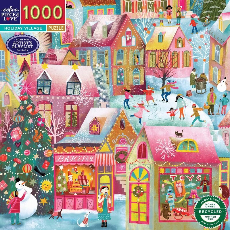 Holiday Village Puzzle - Eeboo