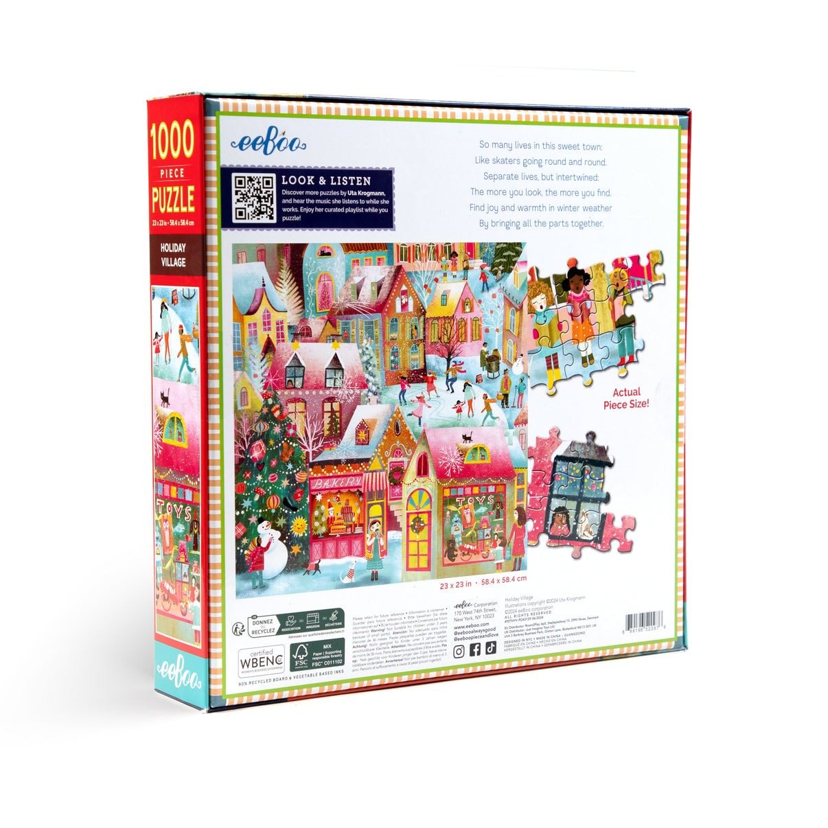 Holiday Village Puzzle - Eeboo