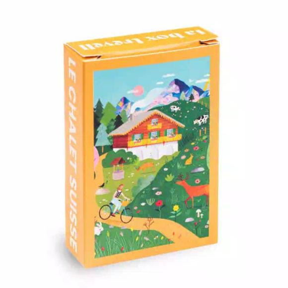 Mini puzzle Le chalet Suisse - Trevell