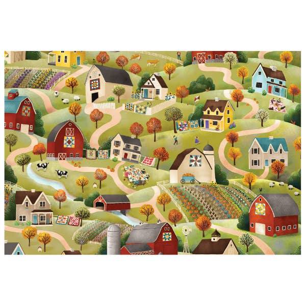 Mini - puzzles de 150 pièces de Penny Puzzle Folks on the Hill - Penny Puzzle