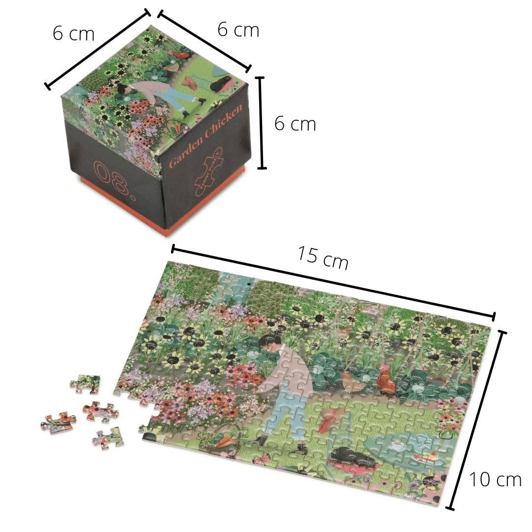 Mini - puzzles de 150 pièces de Penny Puzzle Garden Chicken - Penny Puzzle