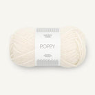 POPPY 1002 - Hvit - Sandnes Garn