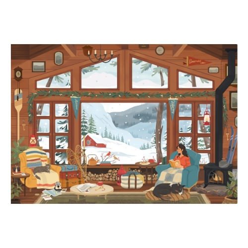 Puzzle Le Chalet - 2000 pièces - Trevell