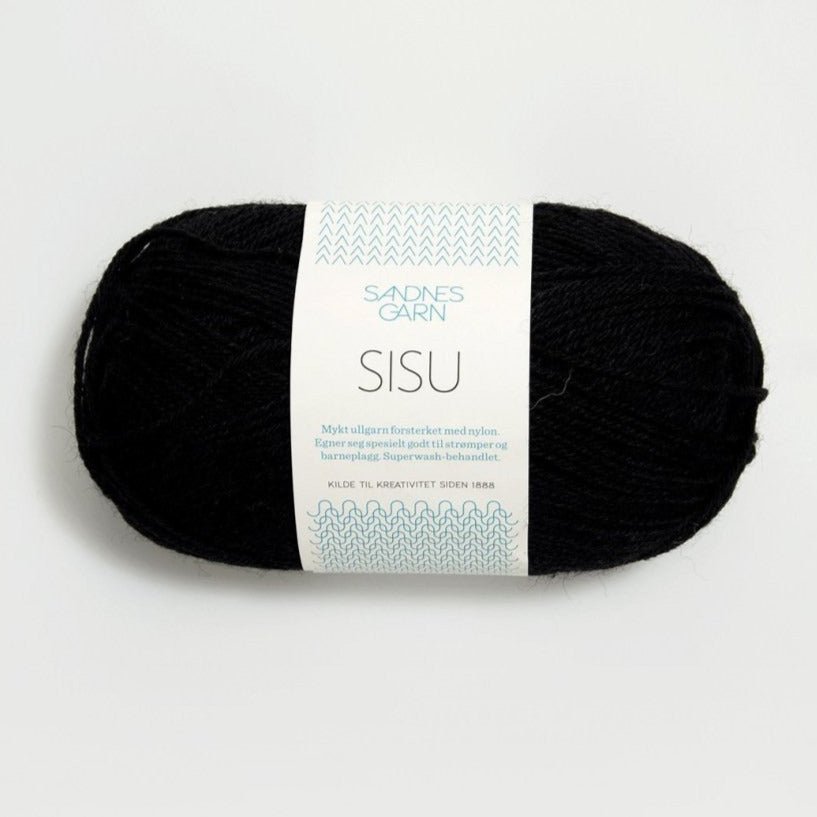 SISU 1099 - Noir - Sandnes Garn