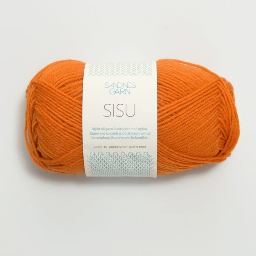 SISU 3326 - Orange - Sandnes Garn