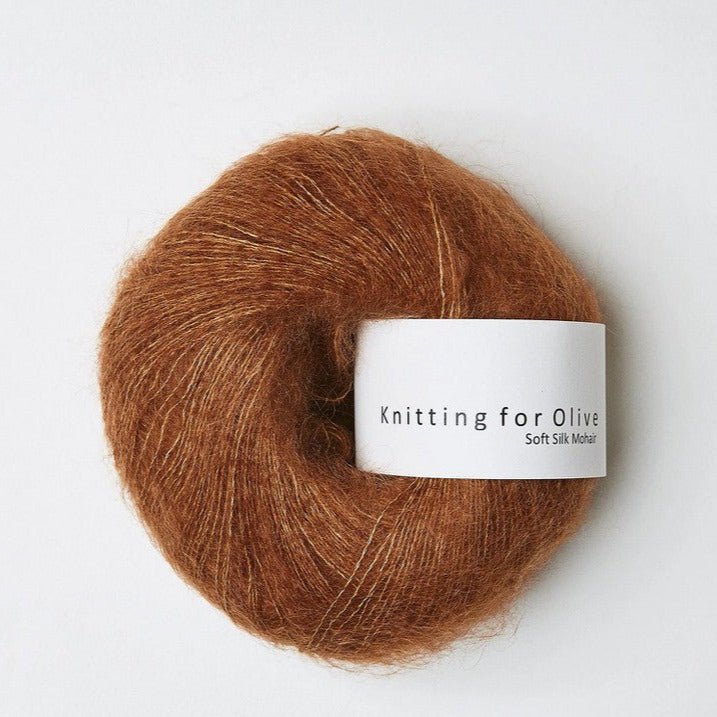 Soft Silk Mohair Copper - Knitting for Olive