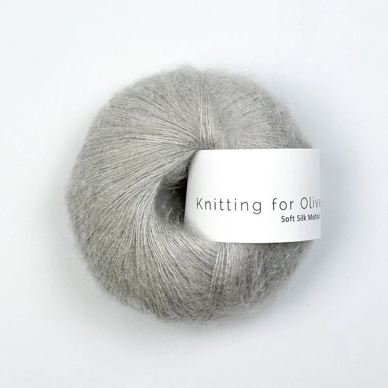 Soft Silk Mohair Morning Haze - Knitting for Olive