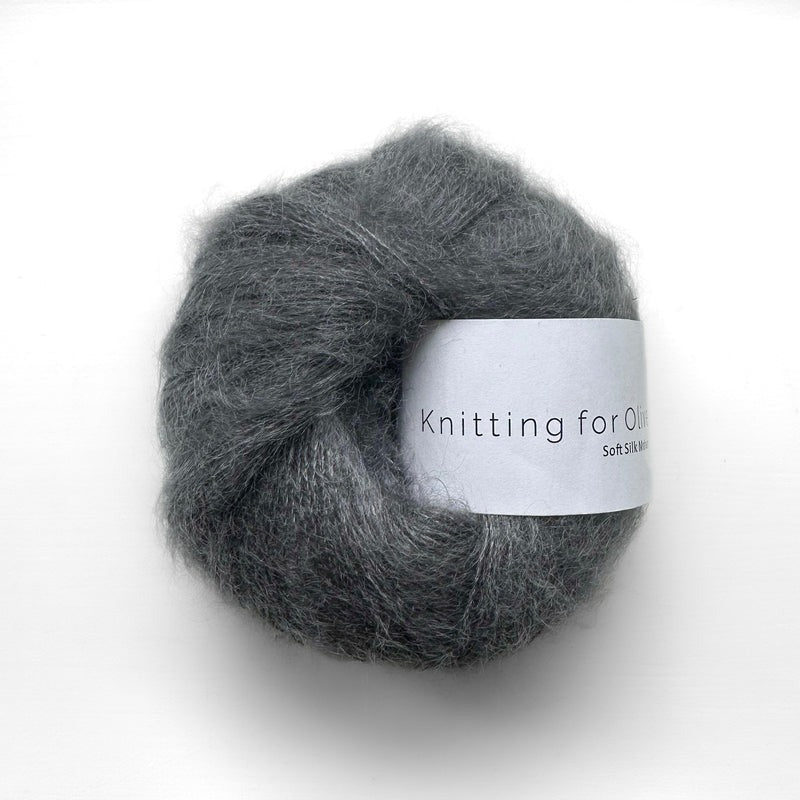 Soft Silk Mohair Thunder Cloud - Knitting for Olive