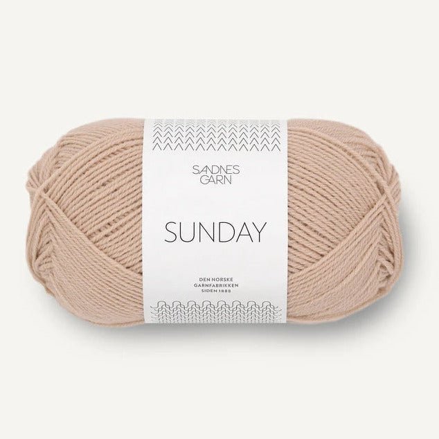 Sunday 3021 - Beige clair - Sandnes Garn