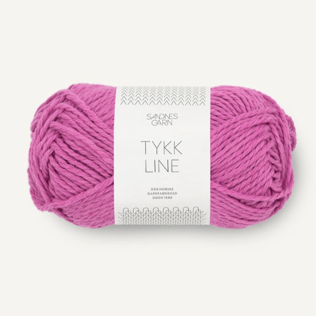 TYKK LINE 4626 - shocking - pink - Sandnes Garn