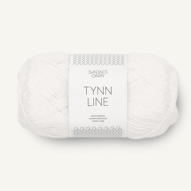 TYNN LINE 1002 - Hvit - Sandnes Garn