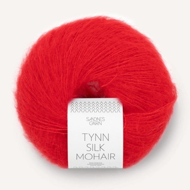 TYNN SILK MOHAIR 4018 - Scarlet - Sandnes Garn