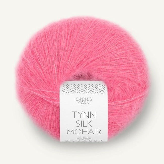 TYNN SILK MOHAIR 4315 - Bubblegum Pink - Sandnes Garn