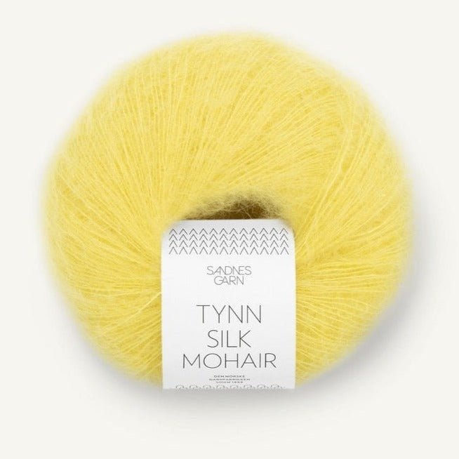 TYNN SILK MOHAIR 9004 - Lemon - Sandnes Garn