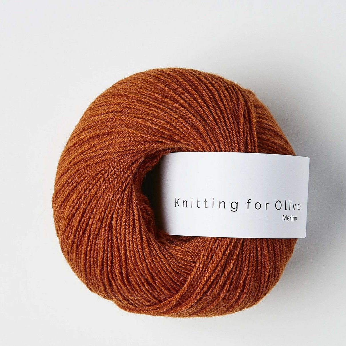 Merino Burnt Orange - Knitting for Olive